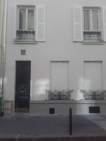 Studio Rue Gauthey Paris 17 Exterior foto